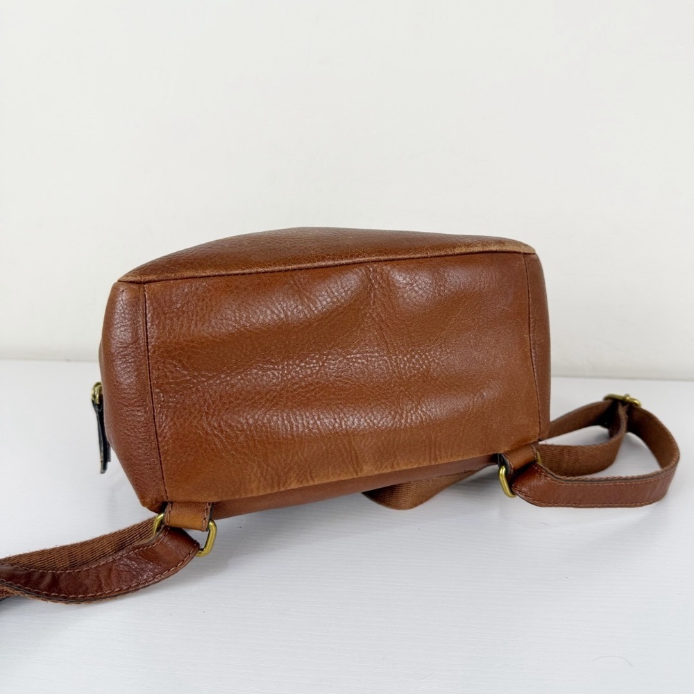 Fossil Brown Leather Cowhide Backpack - Picture 5 of 15